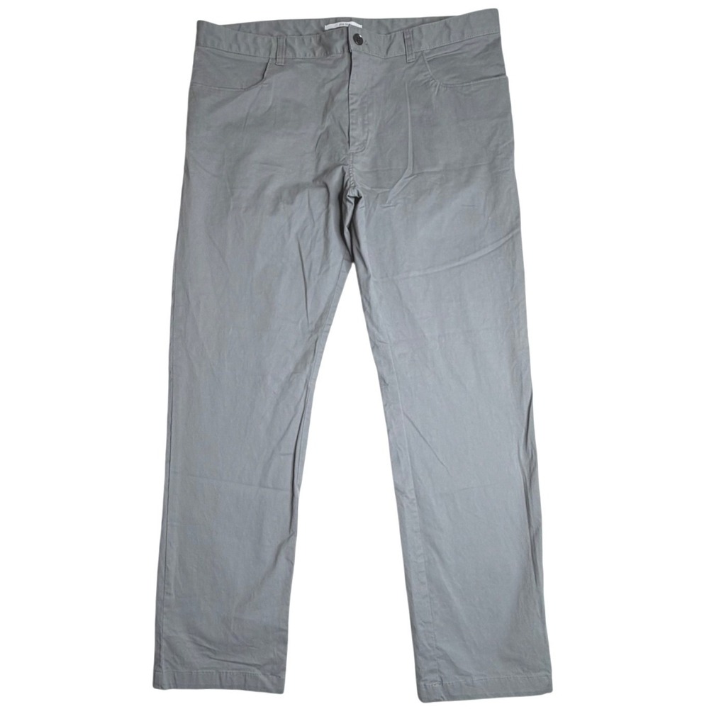 Calvin Klein Slim Fit Chinos Stretch Cotton‎ Grey Mens 38x32